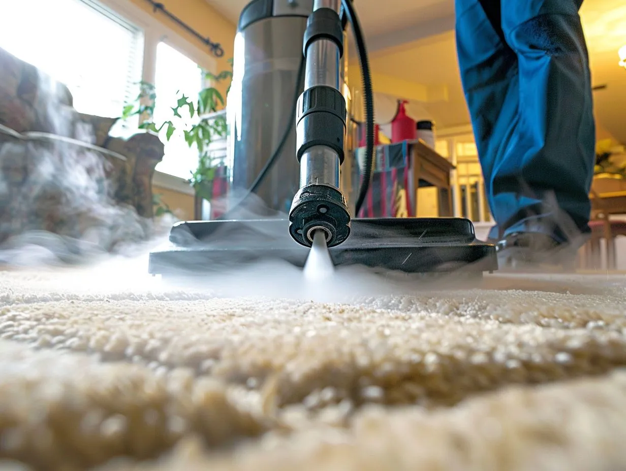 Carpet cleaning process