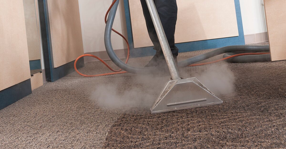 Carpet before cleaning