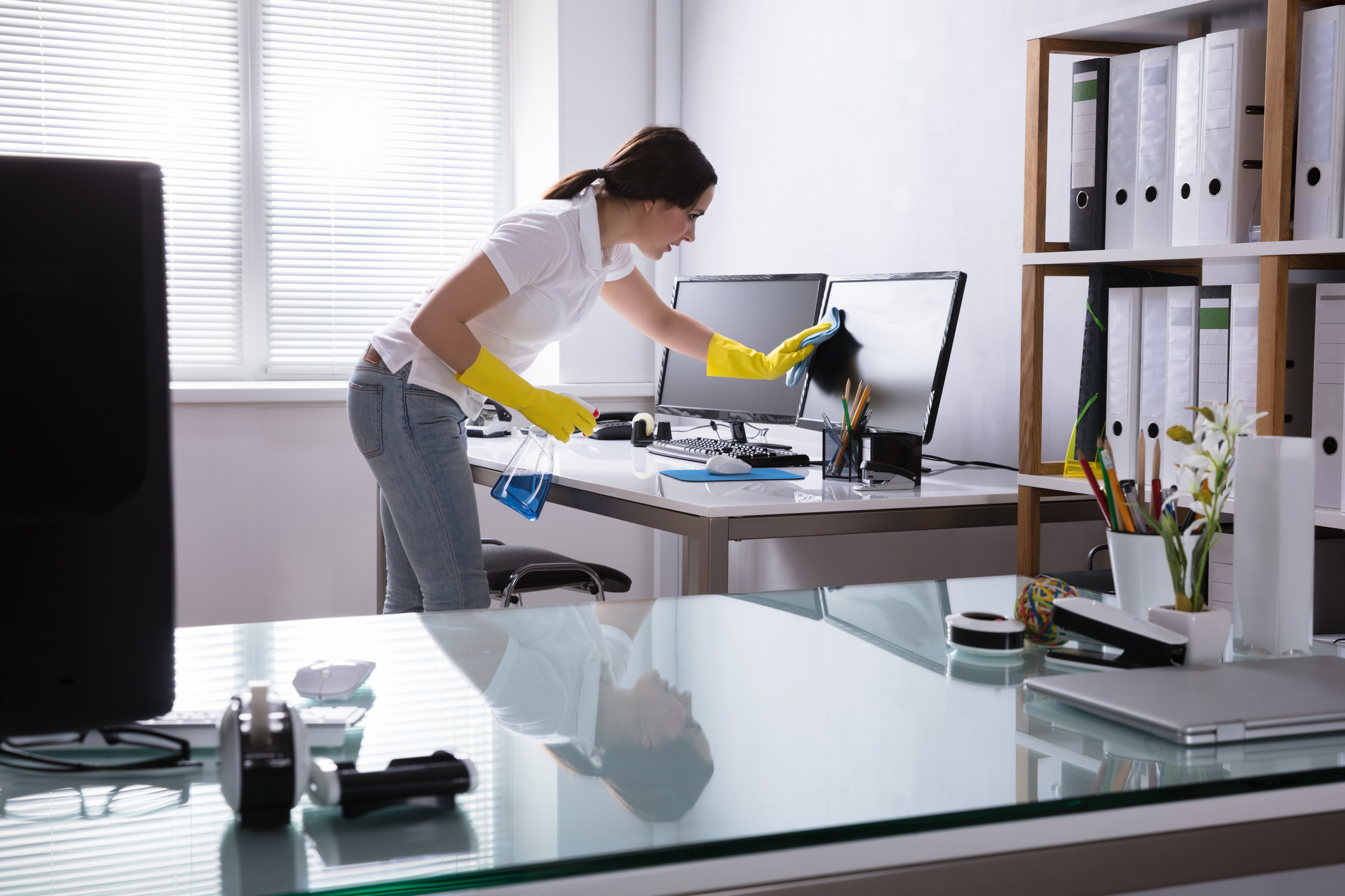 Clean and organized office space